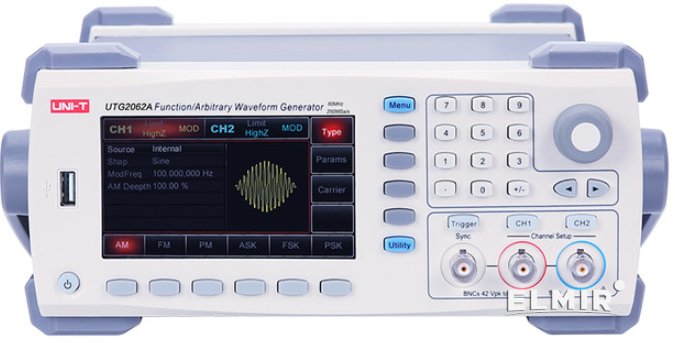 UNI-T UTG2062A Function/Arbitrary Waveform Generator