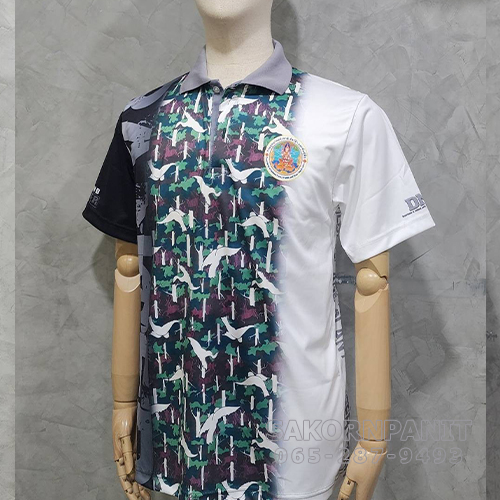 โปโลดำ-ขาว ลายพราง(ผ้ากีฬา รุ่นใหม่) /อุทยาน