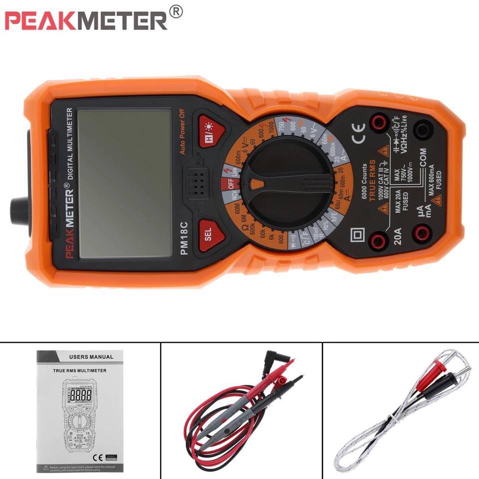 Peakmeter PM18C Digital Multimeter