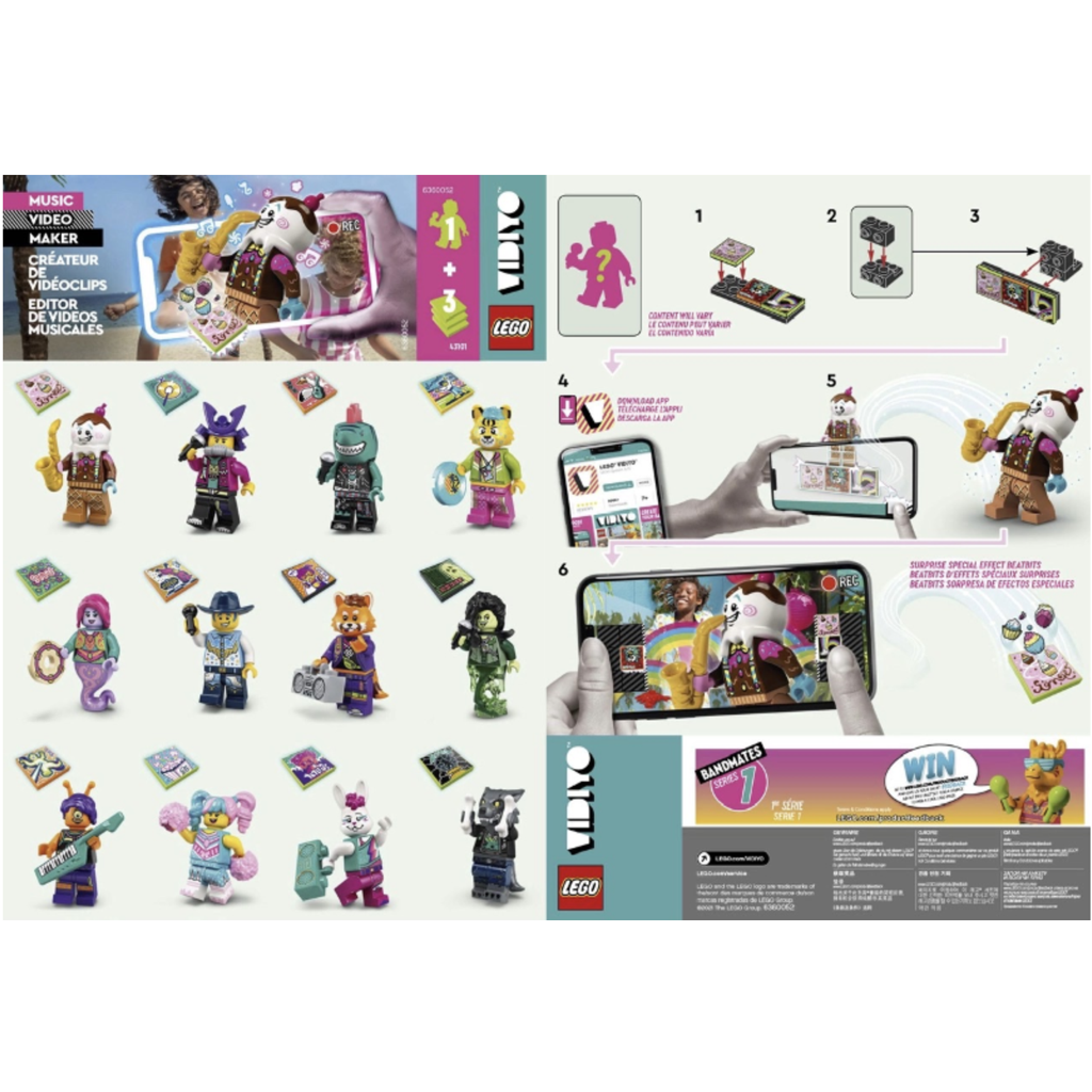 เลโก้ LEGO 43101 Bandmates Series 1 (Complete 12 box)