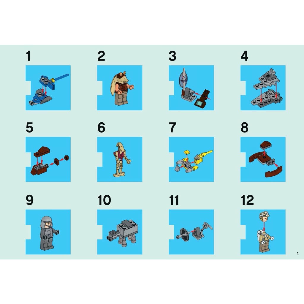 LEGO Star Wars 9509 Advent Calendar 2012