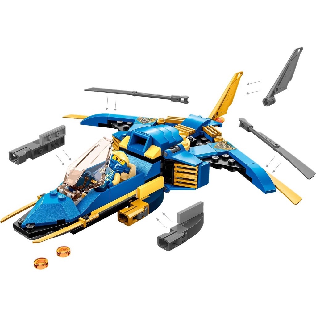 เลโก้ LEGO Ninjago 71784 Jay's Lightning Jet EVO