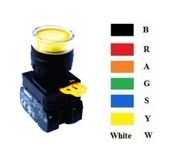 Pushbutton YW1L-MF2E11QM3 R