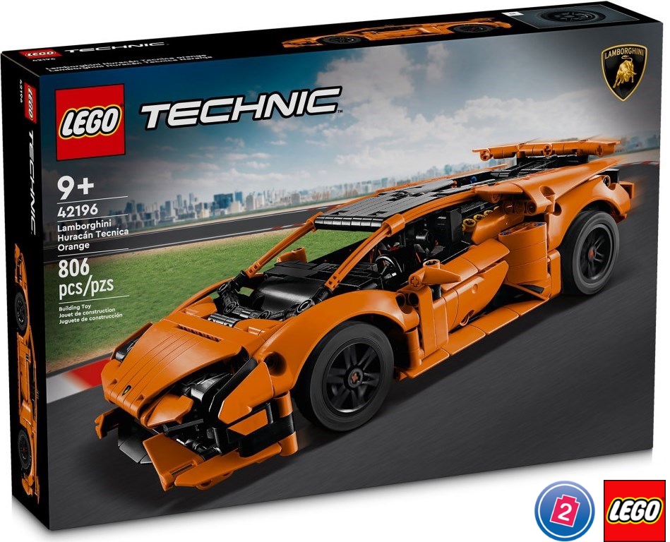 เลโก้ LEGO Technic 42196 Lamborghini Huracán Tecnica Orange