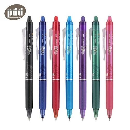Pilot ปากกาลบได้ Frixion Ball 0.7 มม แบบกด - Pilot Frixion Ball Erasable GEL Ink Pen Knock Retractable Gel Pen 0.7 mm - ปากกา พรีเมี่ยม สั่งทำ