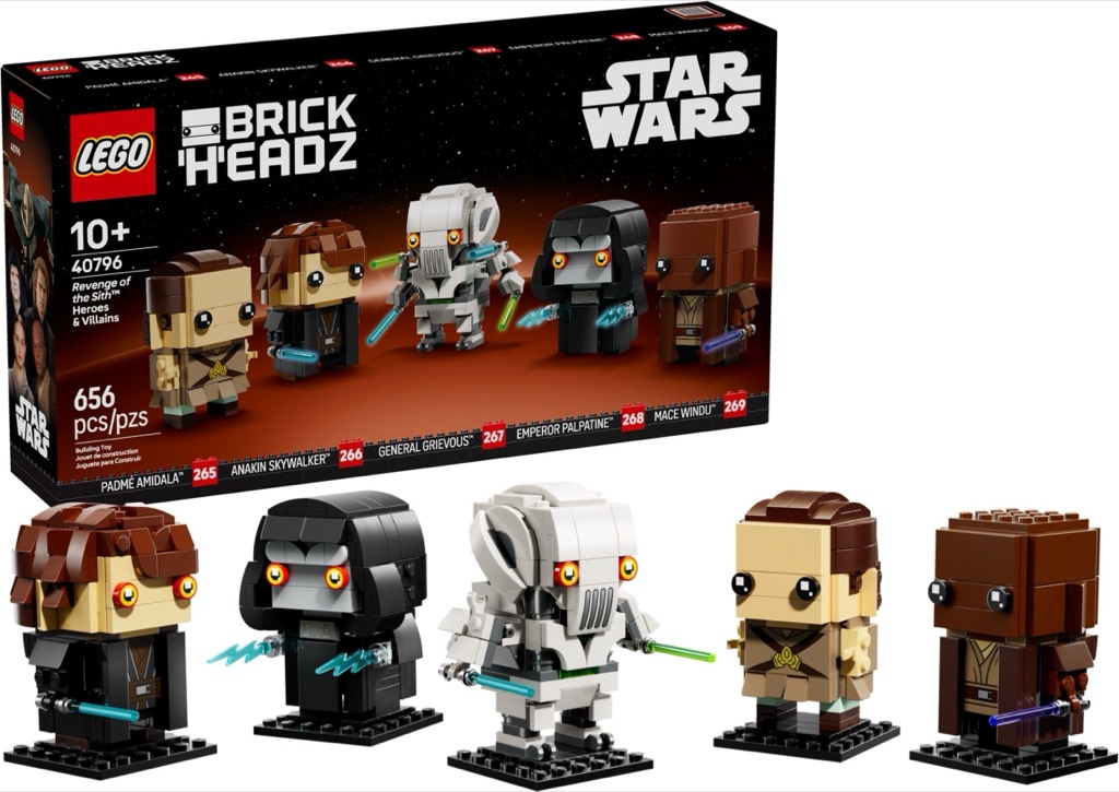 เลโก้ LEGO BrickHeadz 40796 Star Wars Revenge of the Sith Heroes & Villains