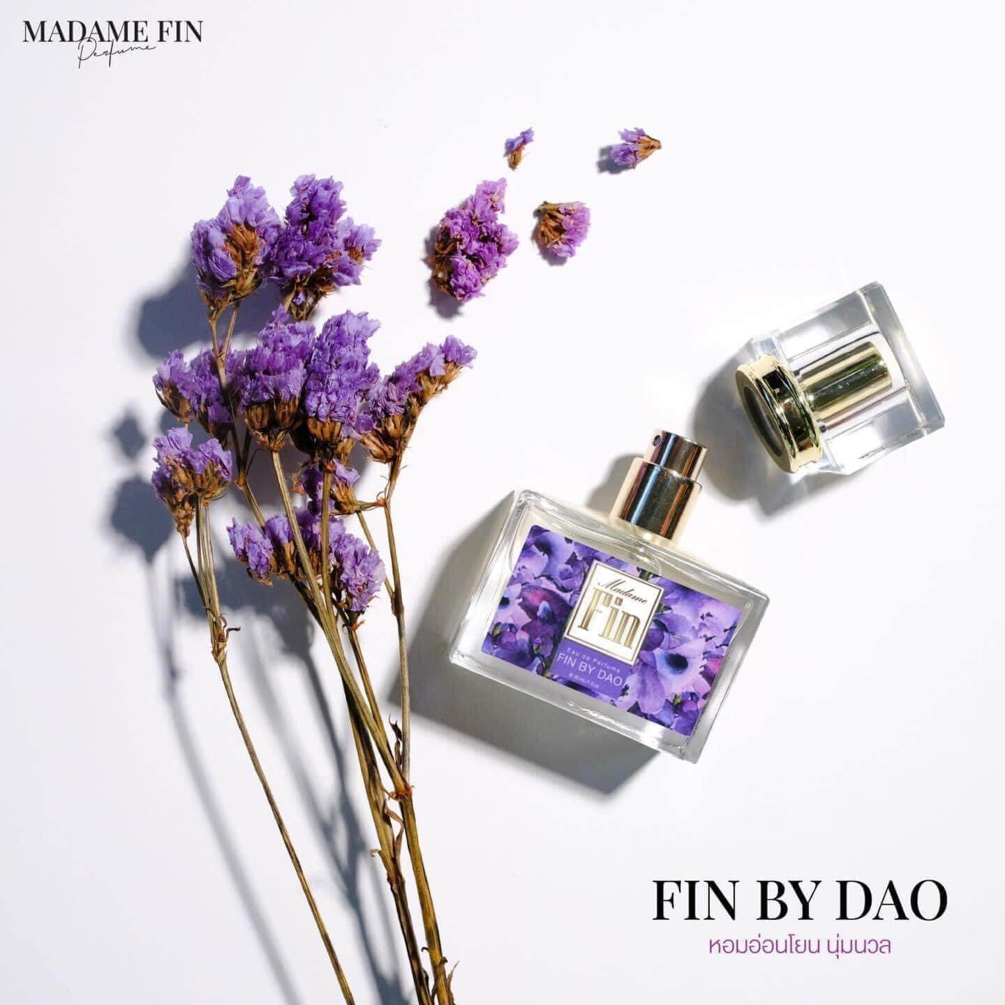 Madame fin กลิ่น Fin by Dao น้ำหอมมาดามฟินสีม่วง หอมลึกลับ น่าค้นหา(แพคเกจใหม่)