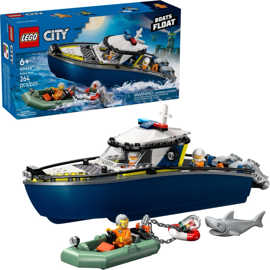 เลโก้ LEGO City 60456 Police Boat Chase