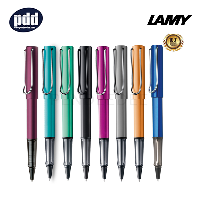 ปากกาสลักชื่อ LAMY ปากกาโรลเลอร์บอล ลามี่ ออสตาร์ สีดำ LAMY Al-Star Black Rollerball Pen