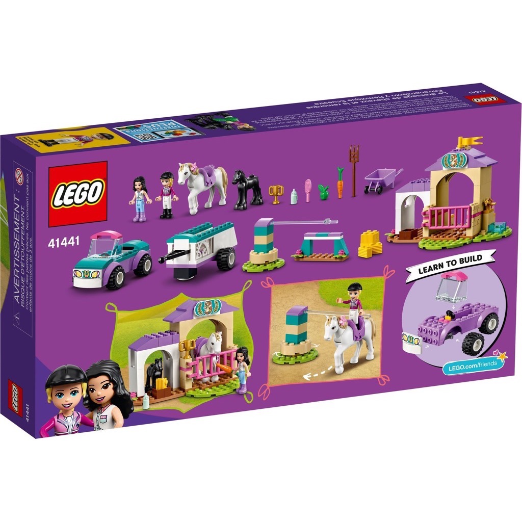 เลโก้ LEGO Friends 41441 Horse Training and Trailer