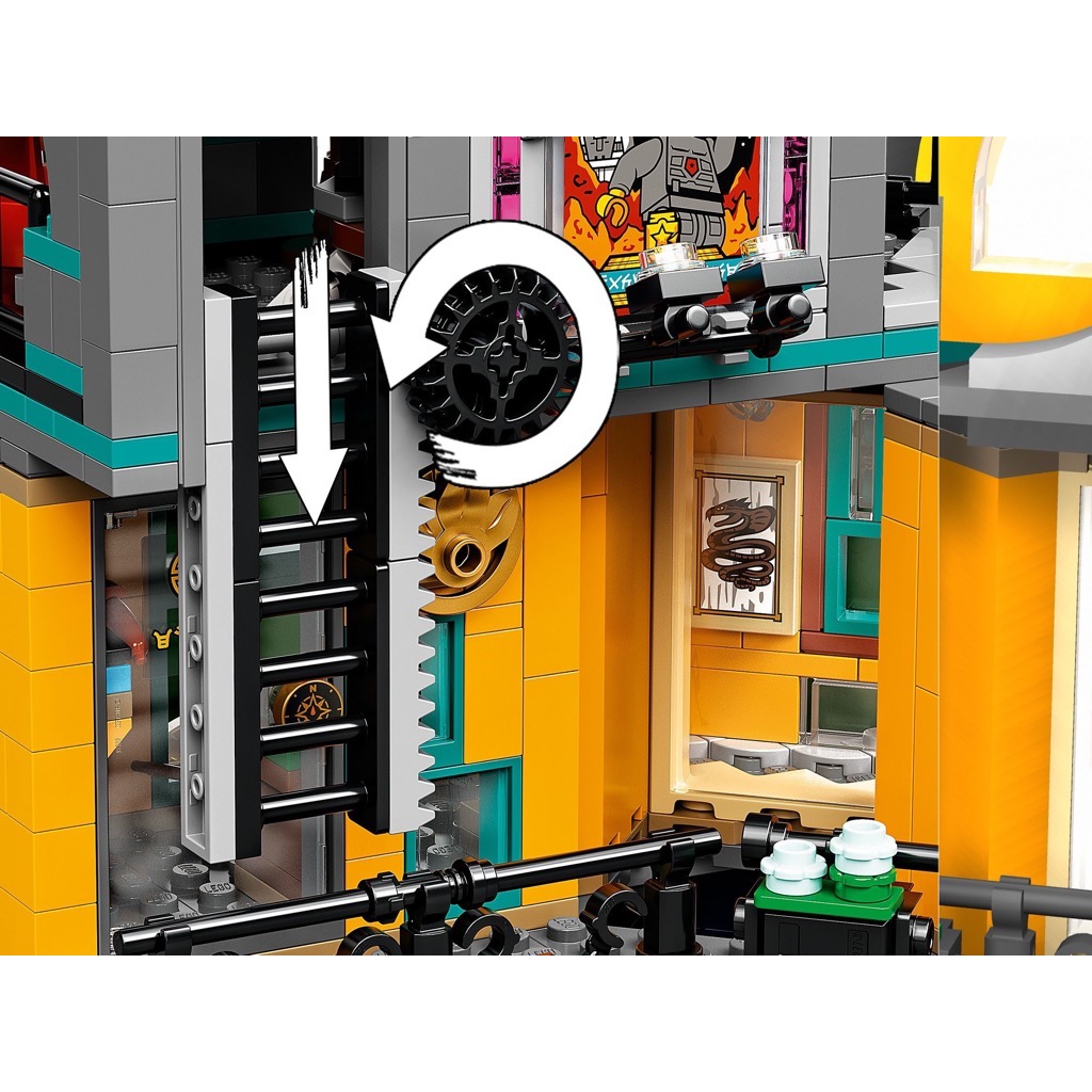 เลโก้ LEGO Exclusives 71741 Ninjago City Gardens (มีกล่องกระดาษตรงรุ่น)