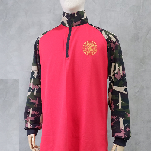 เสื้อ LIFE GUARD สีแดง /อุทยาน (ผ้ากีฬา).