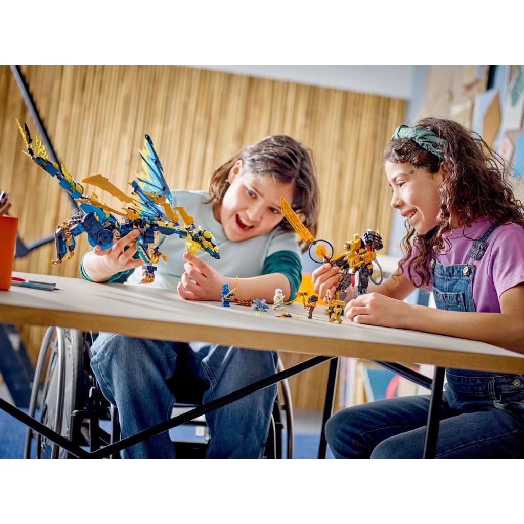 เลโก้ LEGO Ninjago 71796 Elemental Dragon vs. The Empress Mech