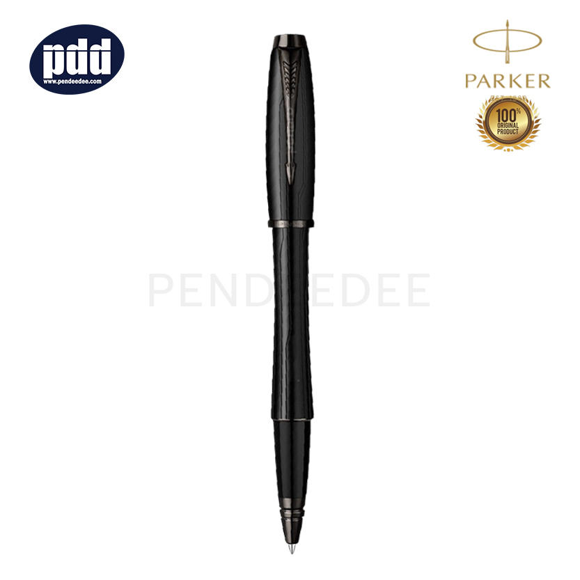 PARKER URBAN PREMIUM ROLLERBALL PEN METALLIC BLACK ปากกาป๊ากเกอร์ โรลเลอร์บอล เออร์เบิน พรีเมี่ยม เมทัลลิค แบล็ค