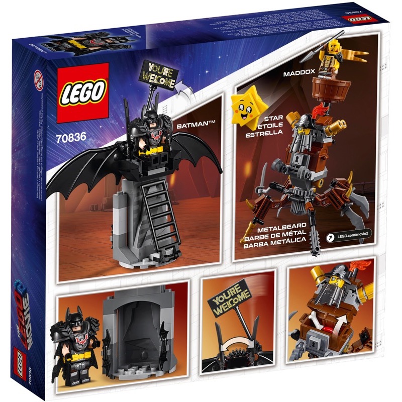 LEGO The Lego Movie 70836 Battle-Ready Batman and MetalBeard