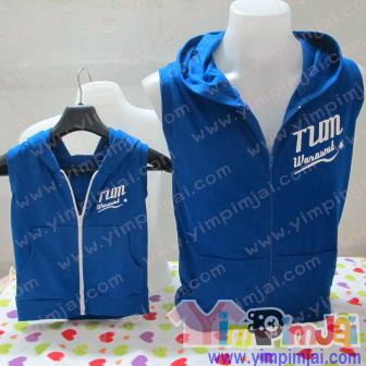 เสื้อฮู้ดสั่งตัดไซส์เด็กได้ค่ะ ใส่เป็นเสื้อครอบครัว