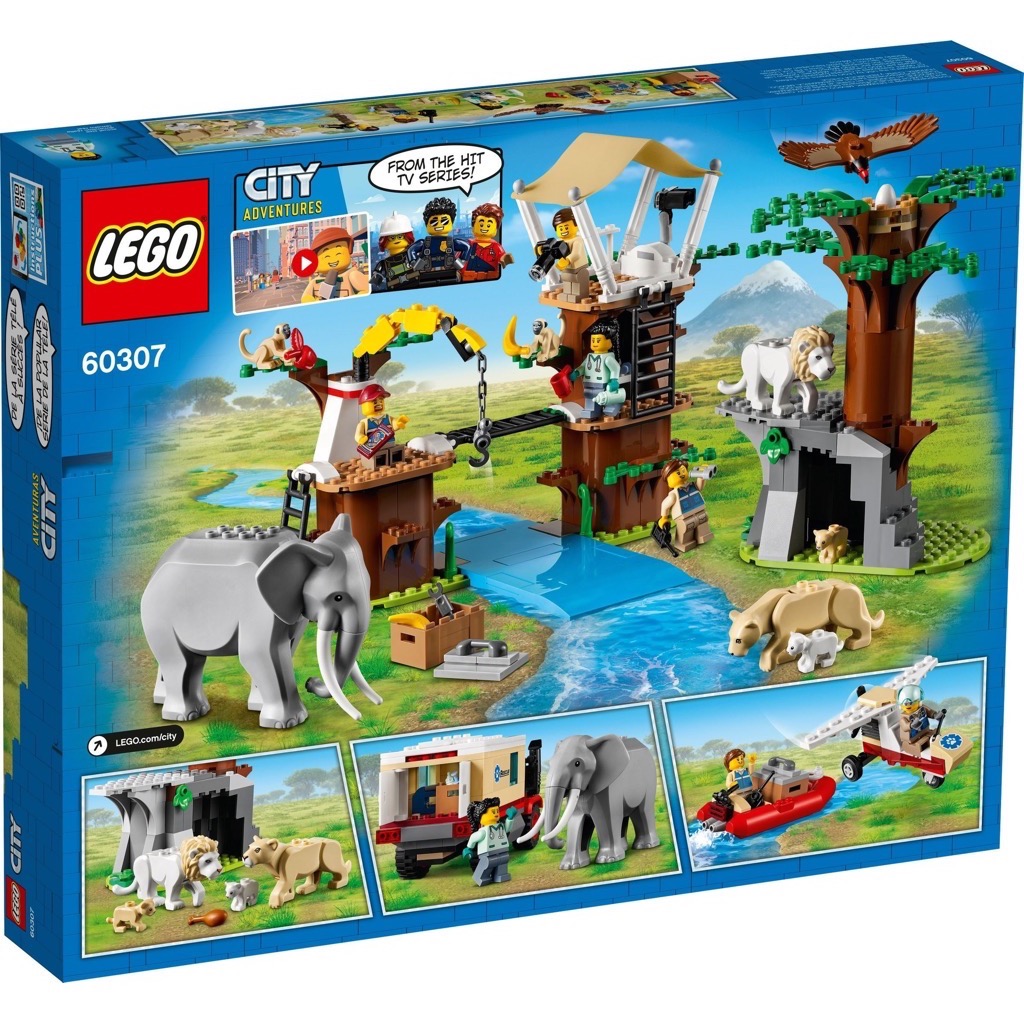 เลโก้ LEGO City 60307 Wildlife Rescue Camp