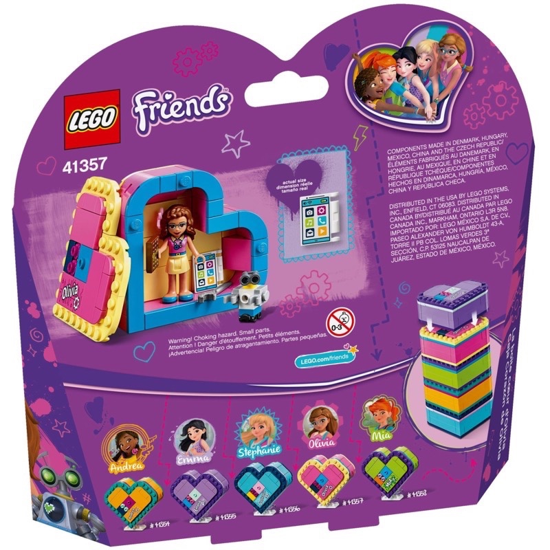 LEGO Friends 41357 Olivia's Heart Box