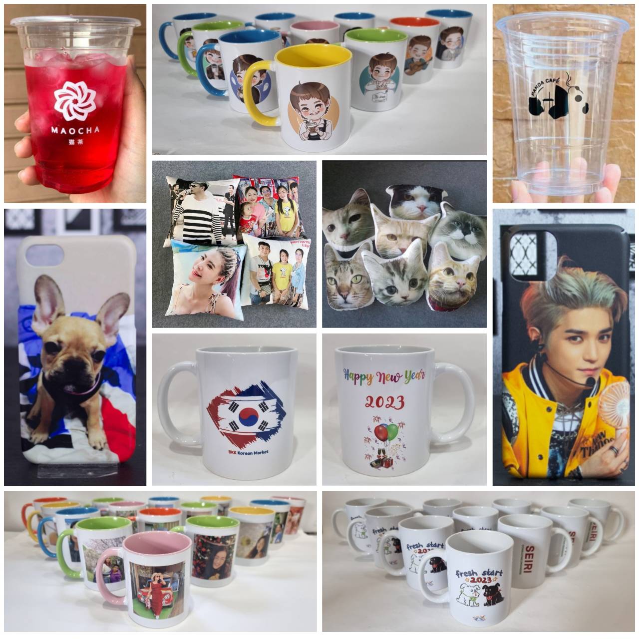 สกรีนแก้วเซรามิค สกรีนแก้วพลาสติก สกรีนเคสมือถือ