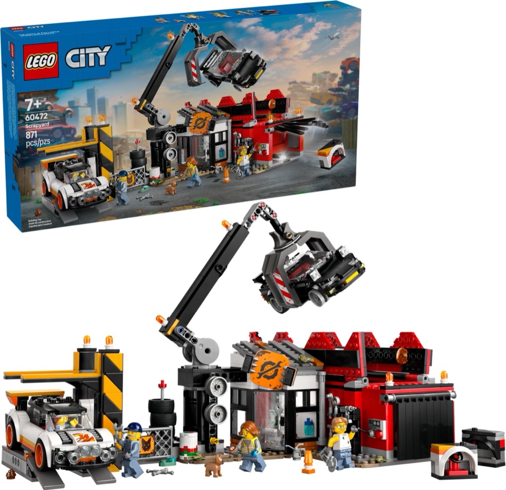 เลโก้ LEGO City 60472 Scrapyard with Cars