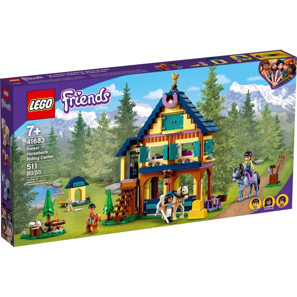 เลโก้ LEGO Friends 41683 Forest Horseback Riding Centre