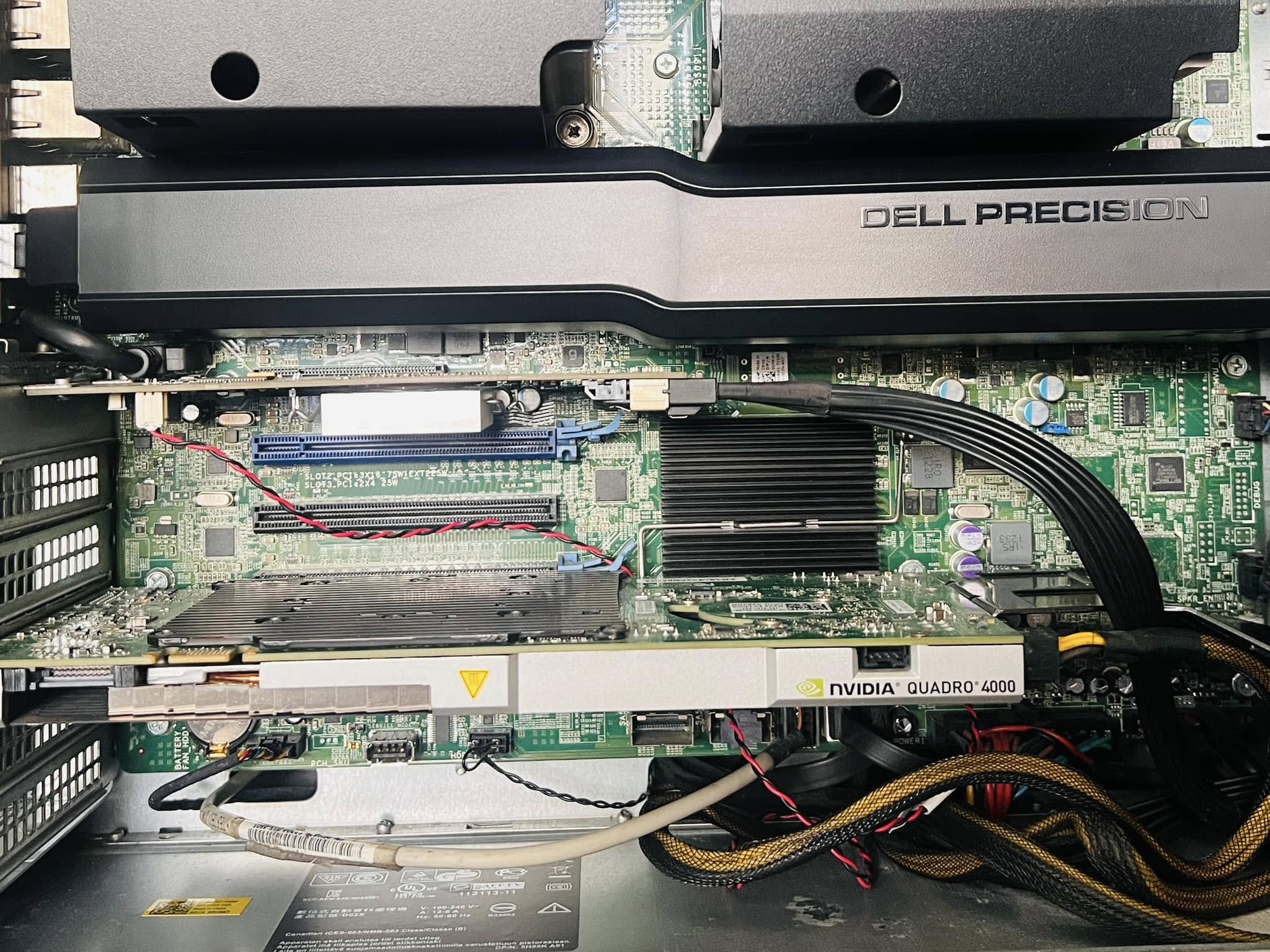 Dell Precision T7600 64gb 2cpu ssd H310 เวิร์คสเตชั่นเดลมือสองพร้อมใช้งาน