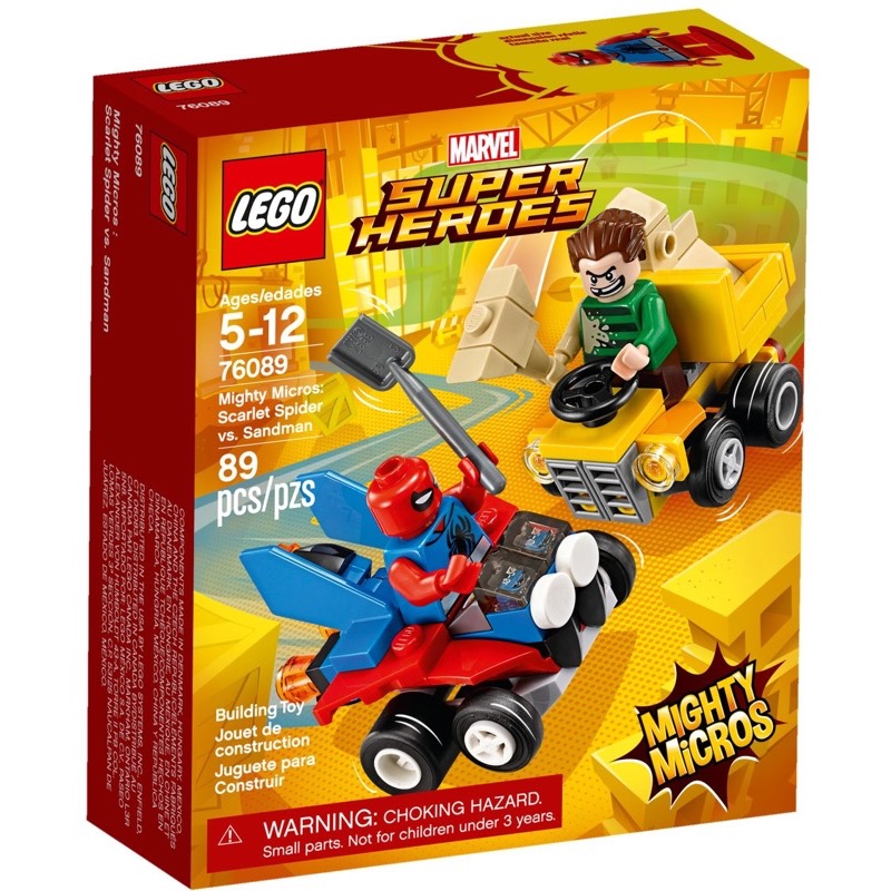 LEGO Super Heroes 76089 เลโก้ Mighty Micros: Scarlet Spider vs. Sandman