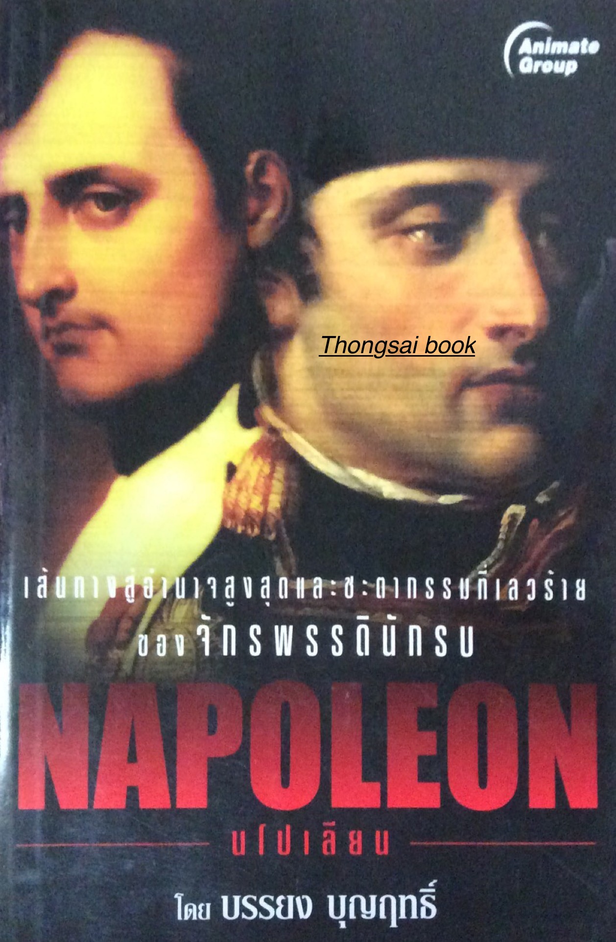 นโปเลียน NAPOLEON เส้นทางสู่อำนาจสูงสุดและชะตากรรมที่เลวร้าย ของจักรพรรดินักรบ โดย บรรยง บุญฤทธิ์