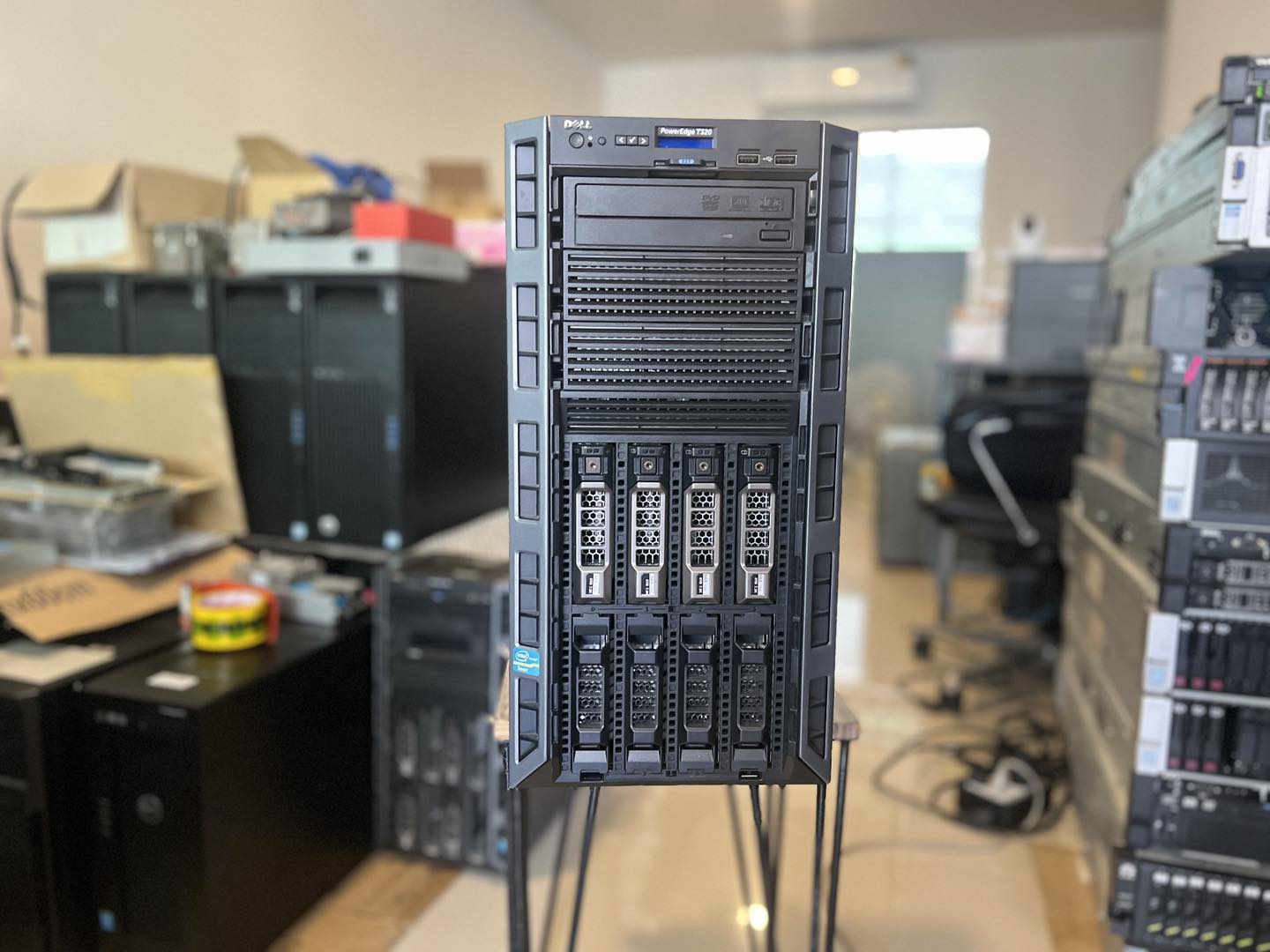 dell t320 server tower เซิร์ฟเวอร์ทาวเวอร์เดลมือสองพร้อมใช้งาน