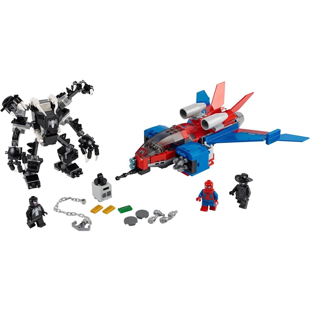 เลโก้ LEGO Super Heroes 76150 Spiderjet vs. Venom Mech