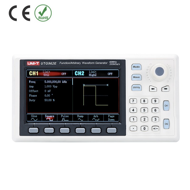 UNI-T UTG962E Waveform Generator 60MHz เครื่องกำเนิดสัญญาณรูปคลื่นไฟฟ้า