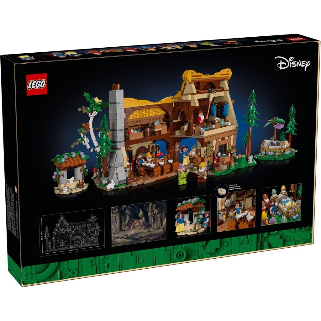 เลโก้ LEGO Exclusives Disney 43242 Snow White and the Seven Dwarfs' Cottage