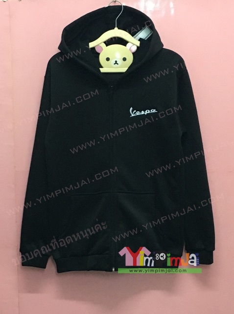 เสื้อฮู้ต เสื้อกันหนาว เสื้อรุ่น สีดำ แขนยาว หมวก ซิป มีกระเป๋า สกรีนตามสั่ง ยอดหญ้า BIKER จุดสูงสุดของบรรดาขนคนติดดิน