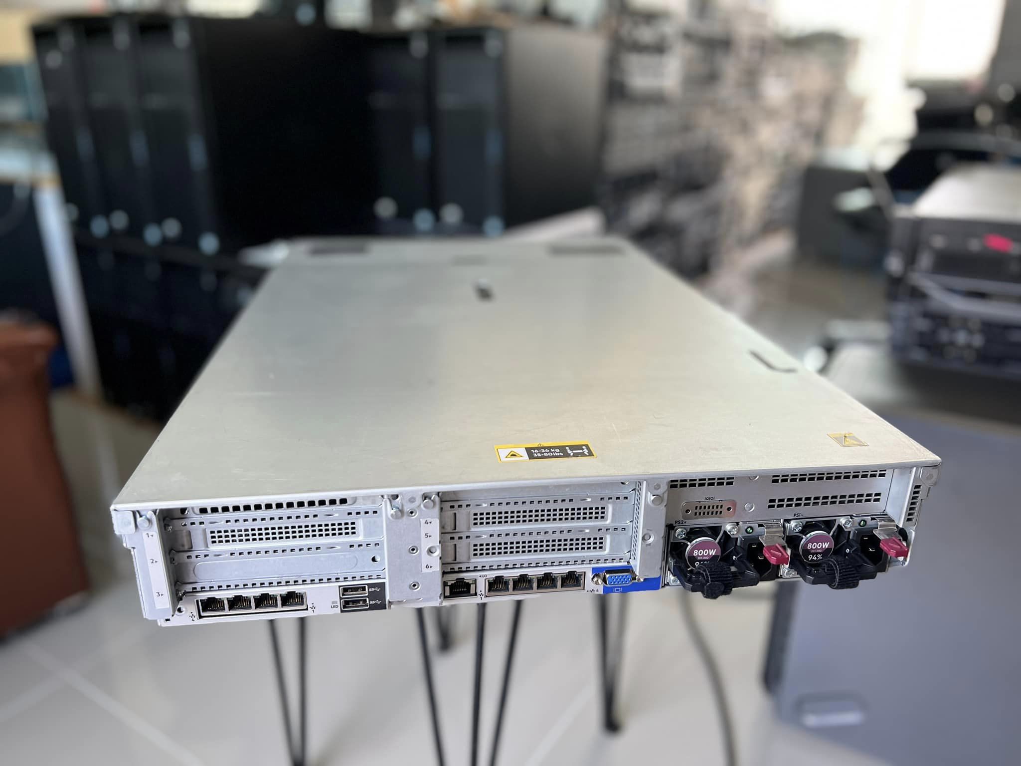 HPE ProLiant DL380 Gen10 2cpu 384gb 32Cores เซิร์ฟเวอร์มือสองพร้อมใช้งาน