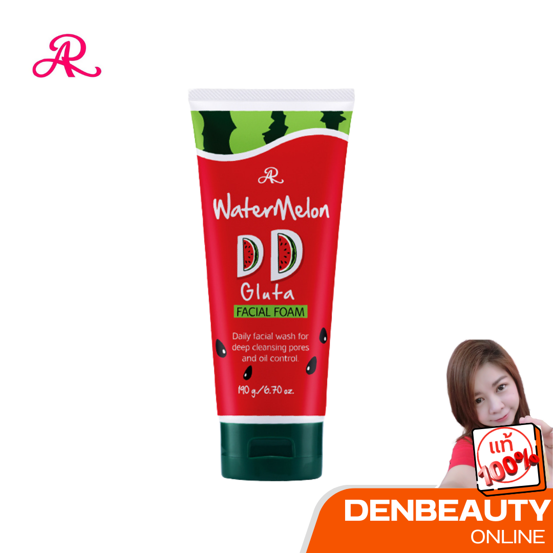 AR Watermelon DD Gluta Facial Foam โฟมล้างหน้าแตงโม 190 g.