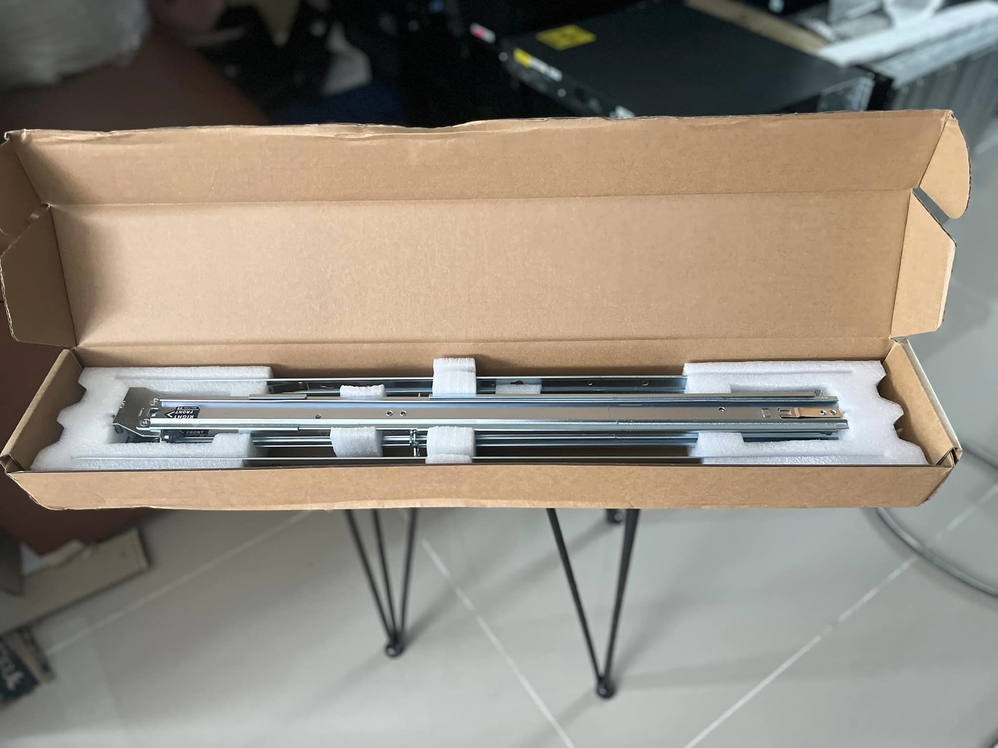 ราง rack Server dell R730 R720 R740 R510 R520 R530 R540 R820 Post Rack 2U Static Rails 0H872R รางแร็คเซิฟเวอร์เดลมือสองพร้อมใช้งาน