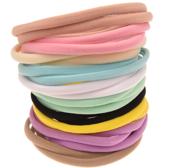 ห่วงผ้ายืด คาดหัวเด็ก กว้าง 10 mm #EL007