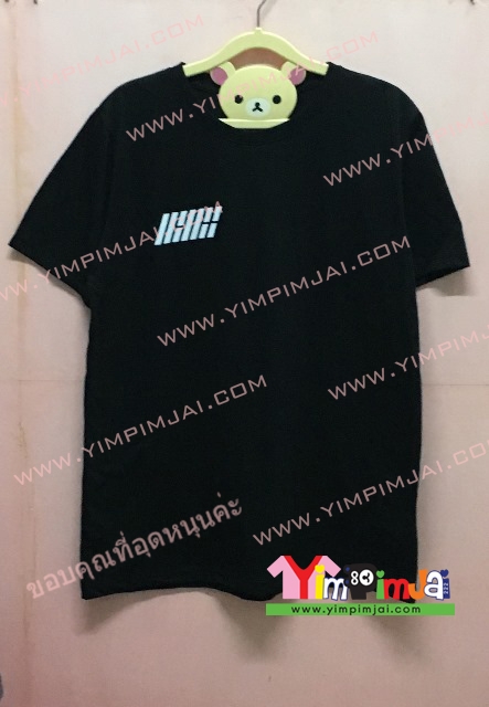 เสื้อยืด สีดำ แขนสั้น สกรีนตามสั่ง 07 IKON IIIIII