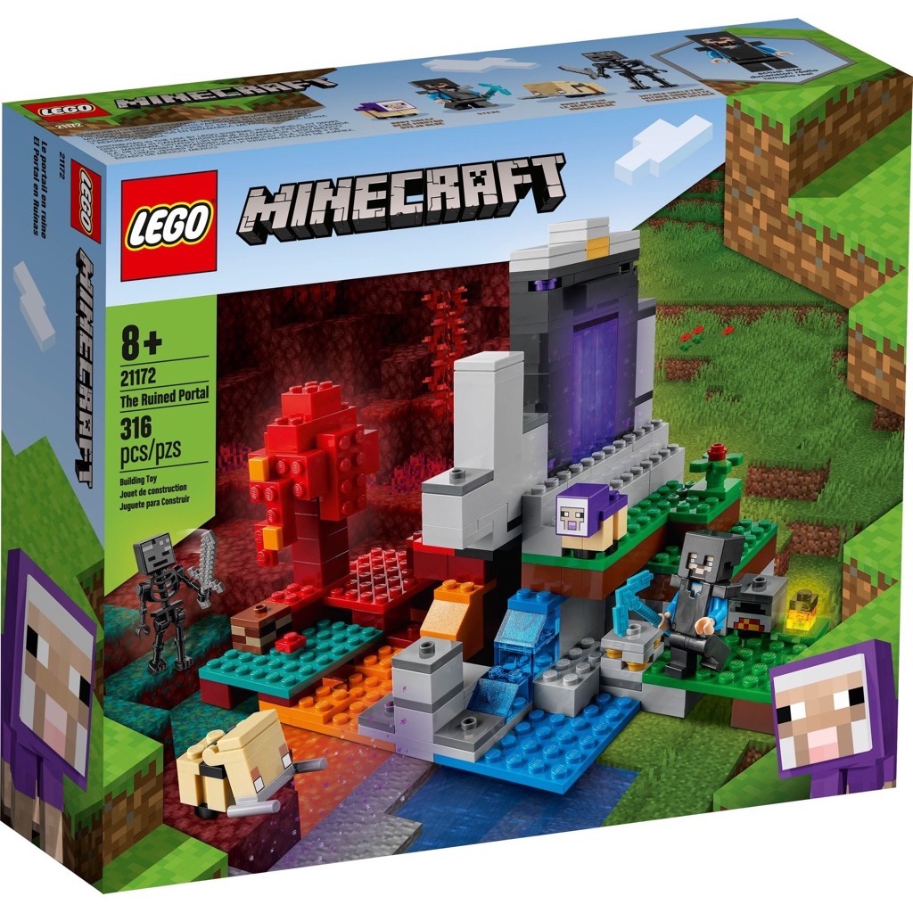 เลโก้ LEGO Minecraft 21172 The Ruined Portal