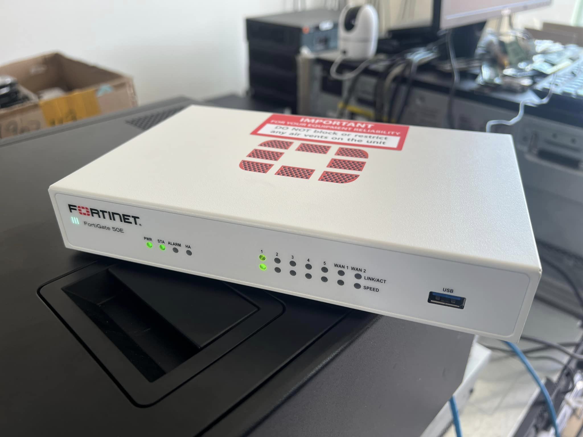 fortigate 50E ฟอติเกตมือสองพร้อมใช้งาน