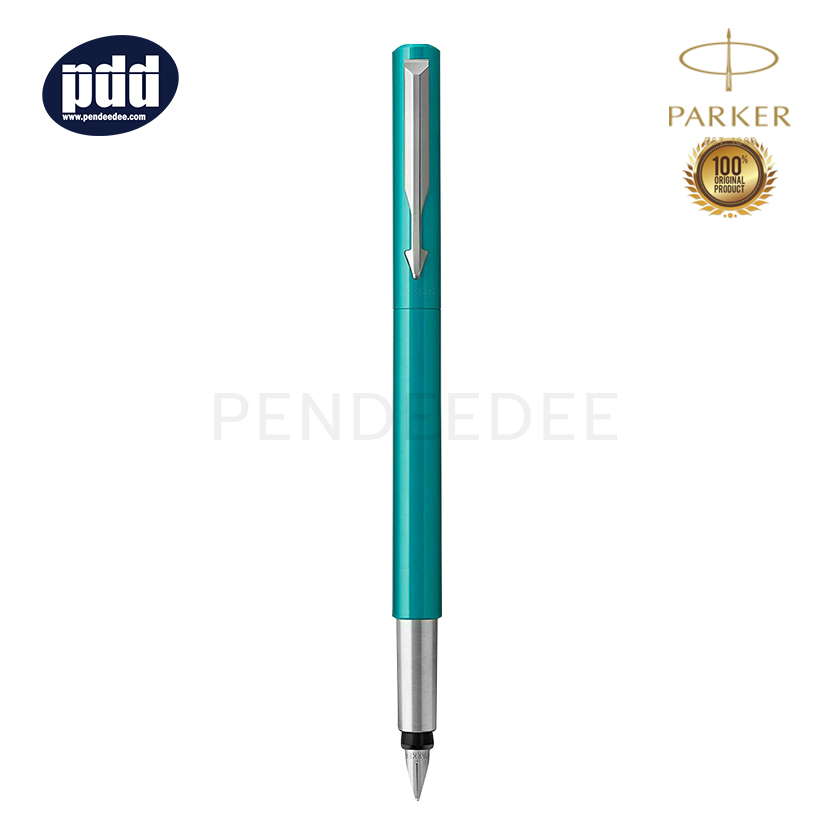 ปากกาสลักชื่อ PARKER ปากกาหมึกซึม ป๊าคเกอร์ เว็คเตอร์ เขียว PARKER VECTOR FOUNTAIN PEN EMERALD