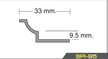 คิ้วกระเบื้องPVC สำหรับลบมุมในสำหรับกระเบื้อง12"x12"