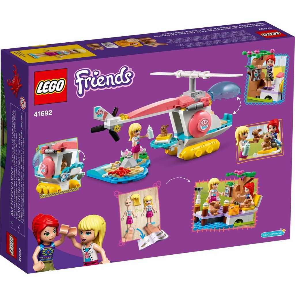 เลโก้ LEGO Friends 41692 Vet Clinic Rescue Helicopter
