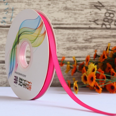 ริบบิ้นผ้าลูกฟูกสีบานเย็น(Azalea) #GX011