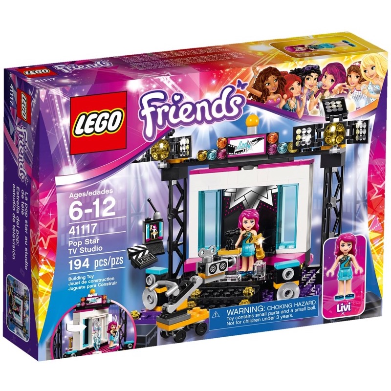 LEGO Friends 41117 Pop Star TV Studio