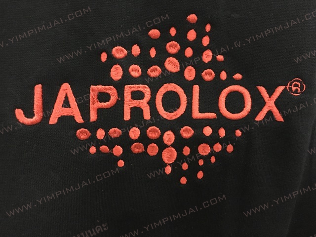 เสื้อคลุมแจ็คเก็ตเบสบอลปักโลโก้ JAPROLOX