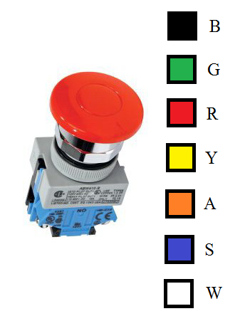 Pushbutton ABW411-G (22mm)