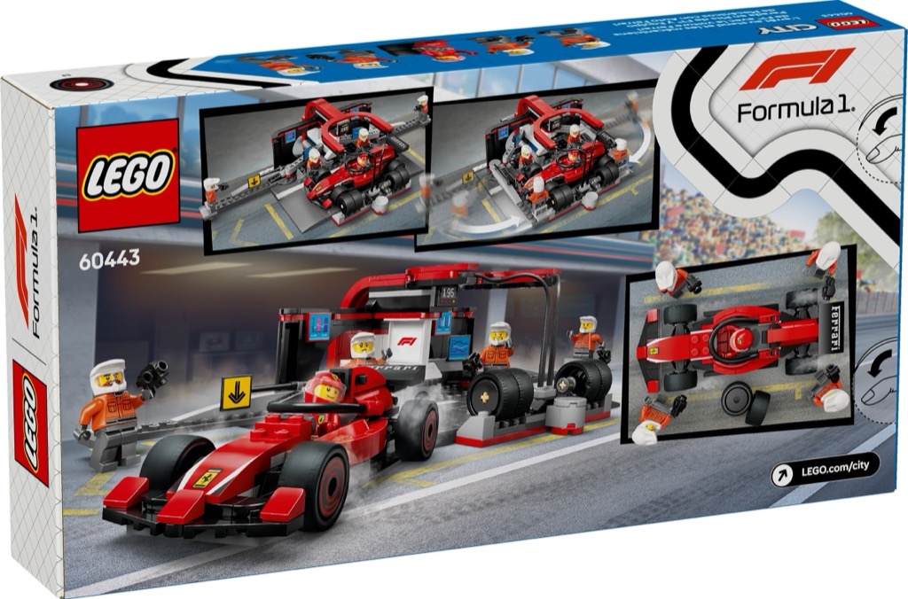 เลโก้ LEGO City 60443 F1 Pit Stop & Pit Crew with Ferrari Car
