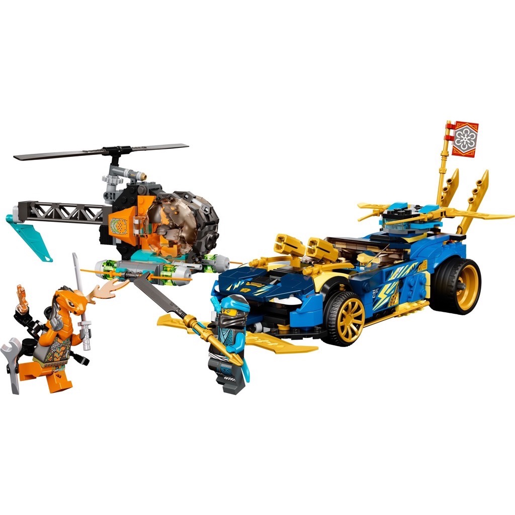 เลโก้ LEGO Ninjago 71776 Jay and Nya's Race Car EVO