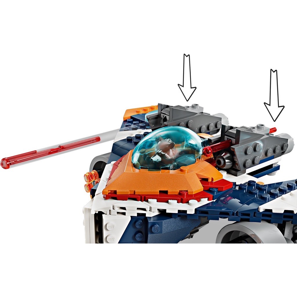 เลโก้ LEGO Super Heroes 76278 Rocket's Warbird vs. Ronan